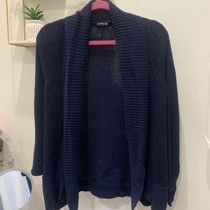 Blue cardigan